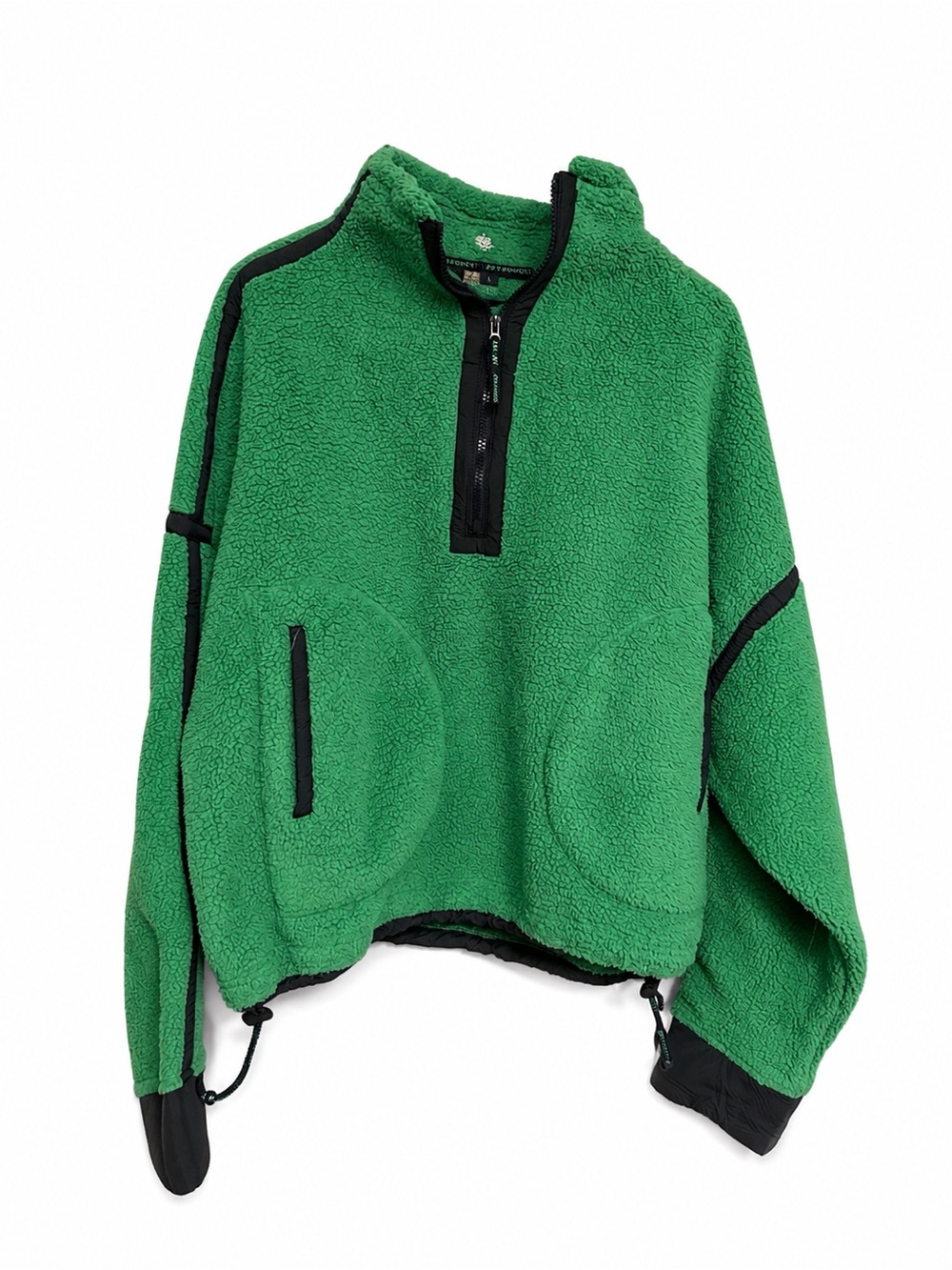 NWOT FP Movement by Free People Mountain High 1/4 Zip Jacket in Green Glow M - Picture 6 of 8
